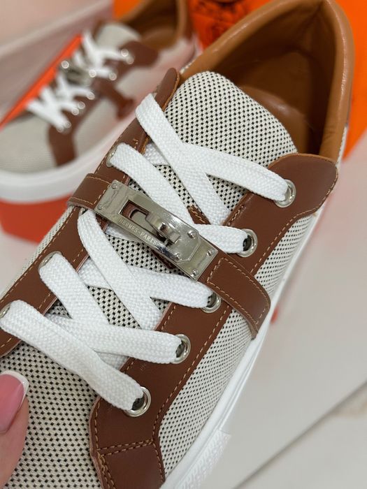 Кеди Hermes day sneaker жіночі/ кросівки Hermes/ кеды Hermes