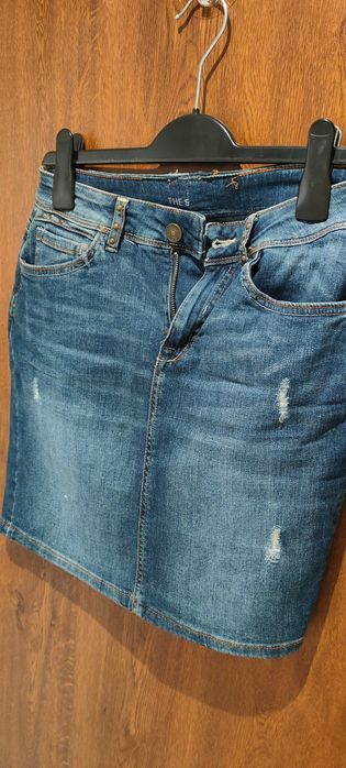Jeansowa mini spódnica - C&A
