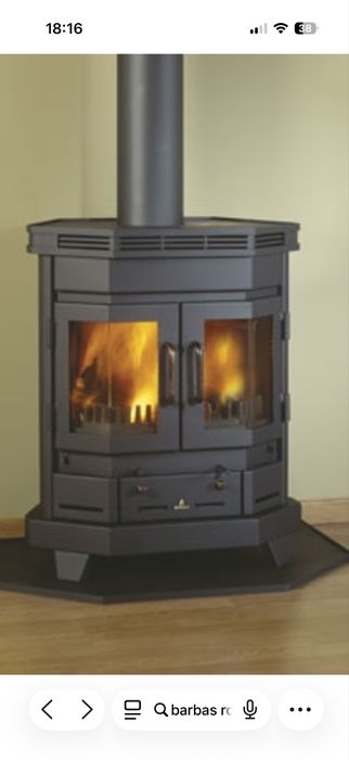 Salamandra em ferro fundido