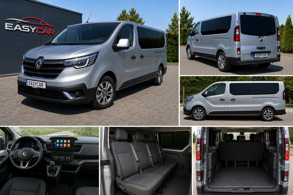 ***Wynajem BUS 9 osób Renault Trafic  2026 ! KRAKÓW LOTNISKO ***