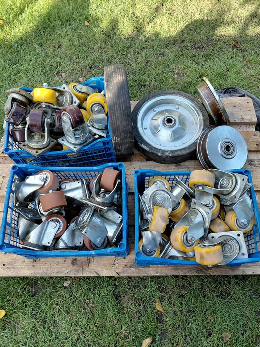 Kółko obrotowe skrętne i sztywne