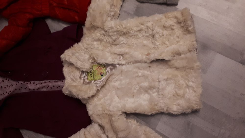 Kurtka płaszczyk futerko