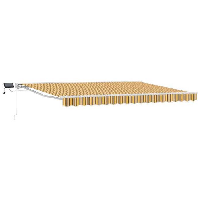 Toldo Manual com LEDs 4,5x3,5 m