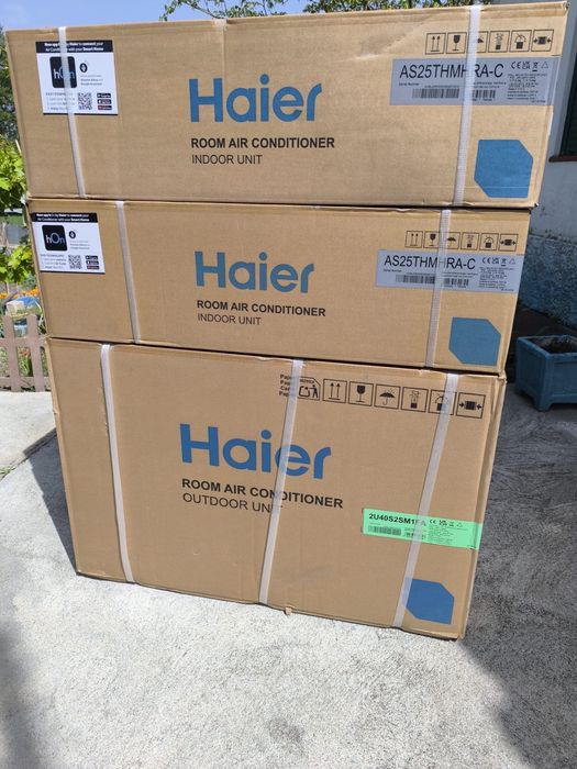 Ar Condicionado Haier AS25THMHRA, 9000+9000BTUs
