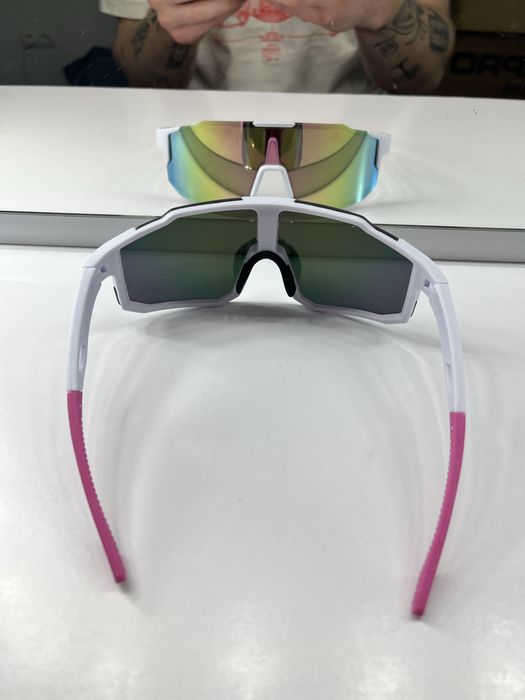 Okulary Przeciwsłoneczne Sportowe UV 400 Polaryzacja Rower Bieganie