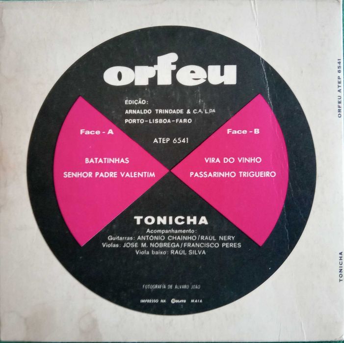 Tonicha	- - - - -	Batatinhas	- - - - -	EP425561104979732481