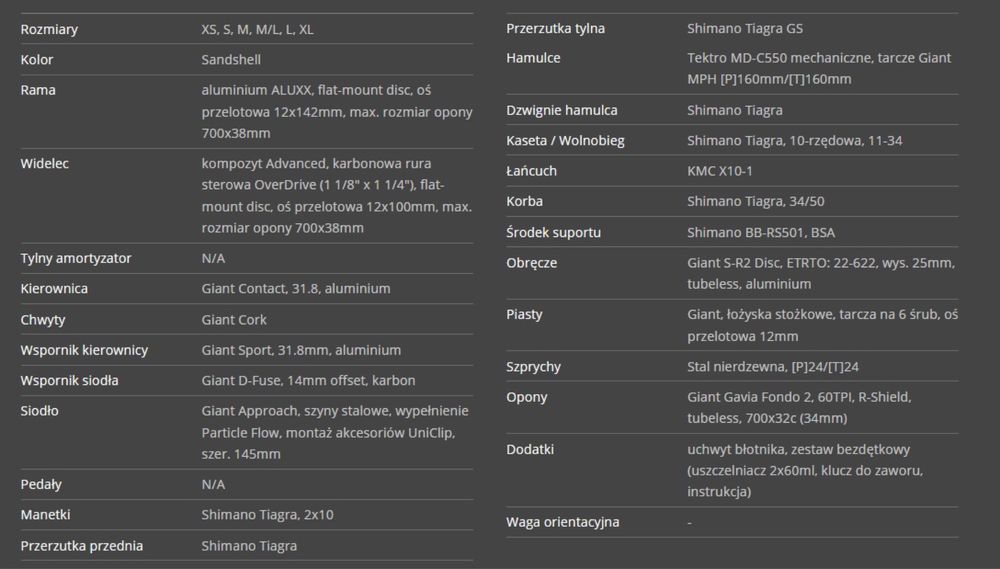 Rower Szosowy Endurance Giant Contend AR 2