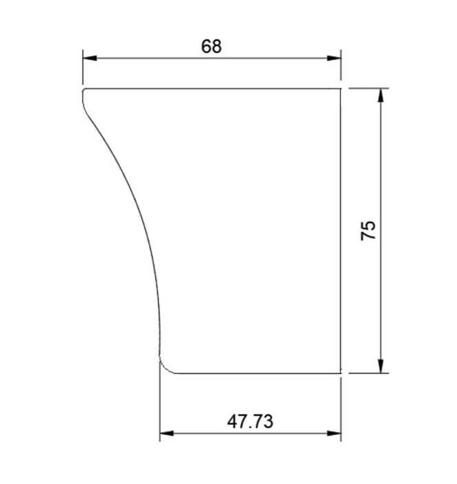 Daszek ochronny na gniazdko wlacznik na słupek