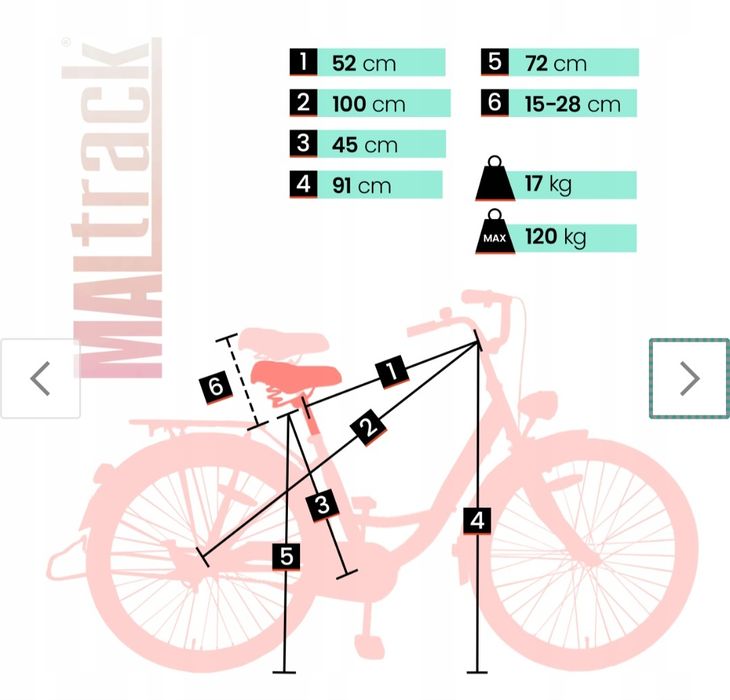 Nowy ROWER miejski 28'' damka