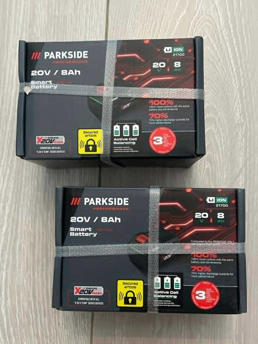 2x Parkside performance akumulator 20V 8Ah PAPP 208 A1
