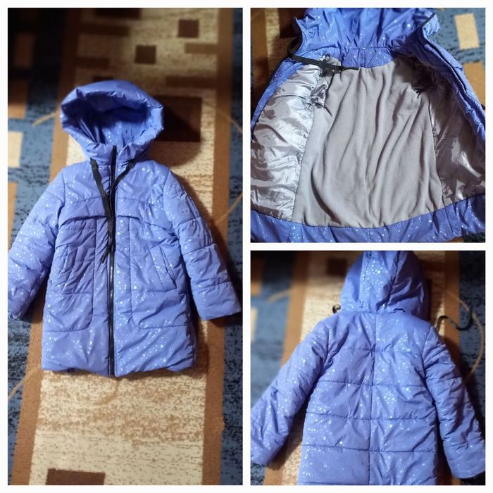 Зимова куртка подовжена дівчинка