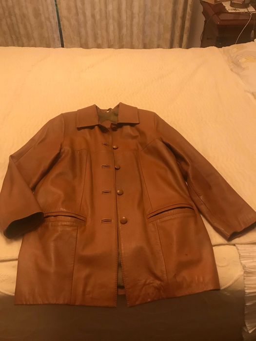 Casaco de Pele, cor Camel