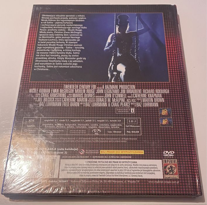 Moulin Rouge. Film. Dvd. Musicale