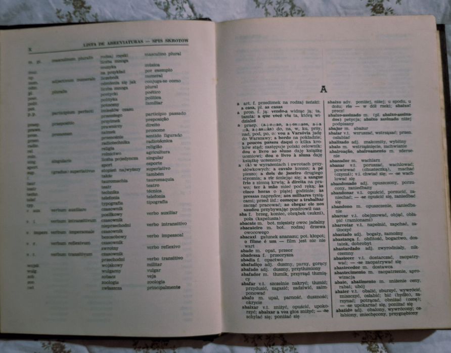 Słownik Portugalsko-  Polski