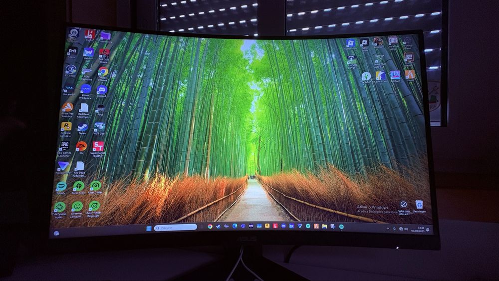 Computador (Pc) Gamer + monitor(asus)+teclado(razor)+rato(razor)