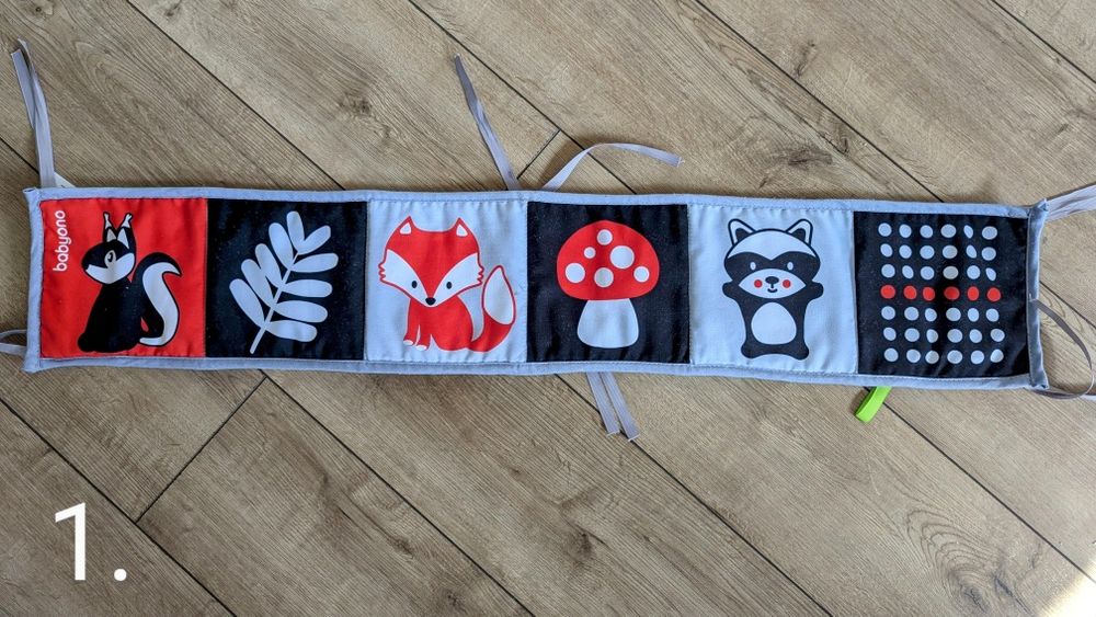 Babyono Dwustronna Książeczka Sensoryczna Friendly Forest