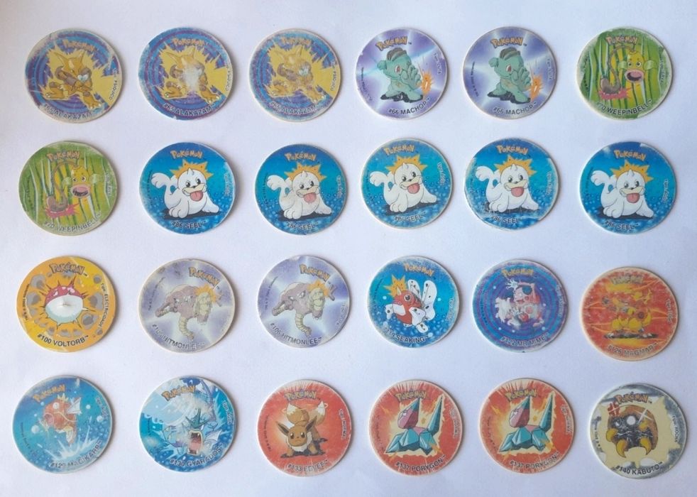 Pokemon Tazos attack / ataque 2 - venda à unidade