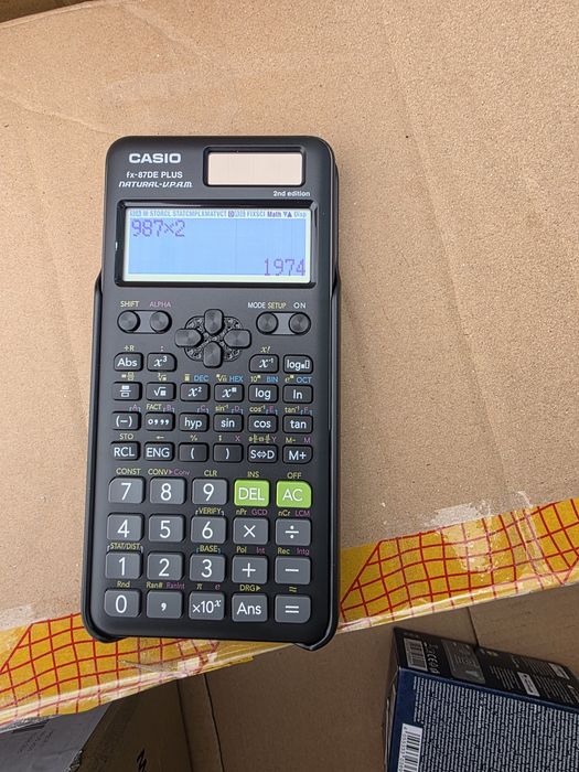 Науковий калькулятор casio fx-87 de plus 2nd edition
