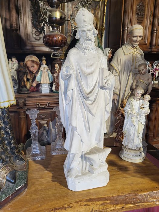 Duża figura Święty Eligiusz 67 cm Patron kowali jubilerów