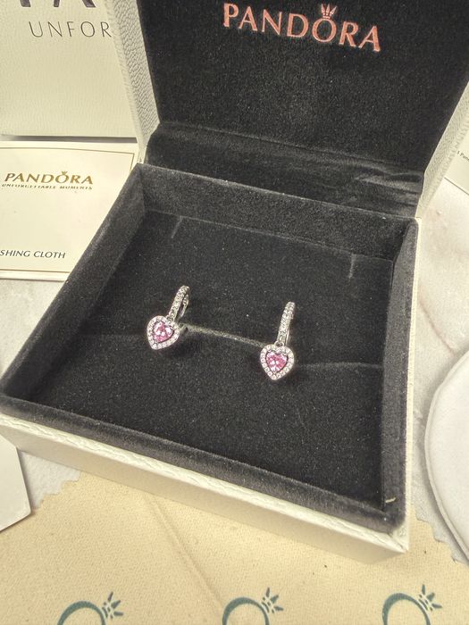 Сережки Pandora / Серьги Пандора / Сережки 925 / Нові