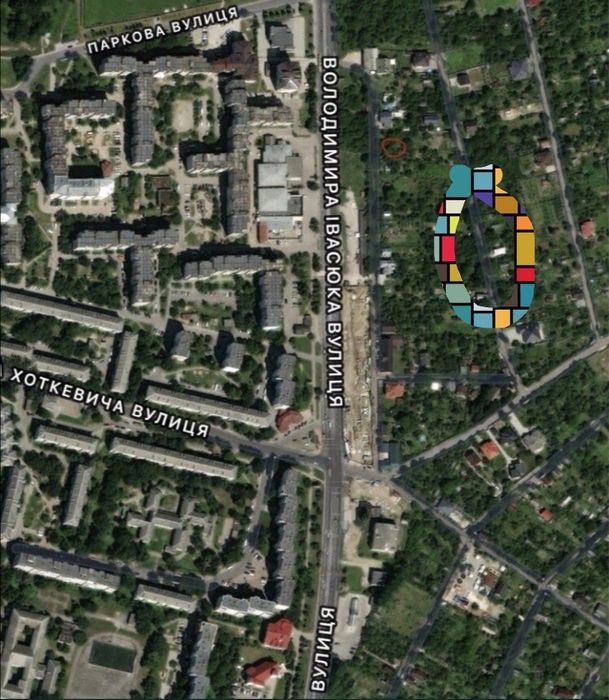 Продається земля в районі вул. Івасюка.
