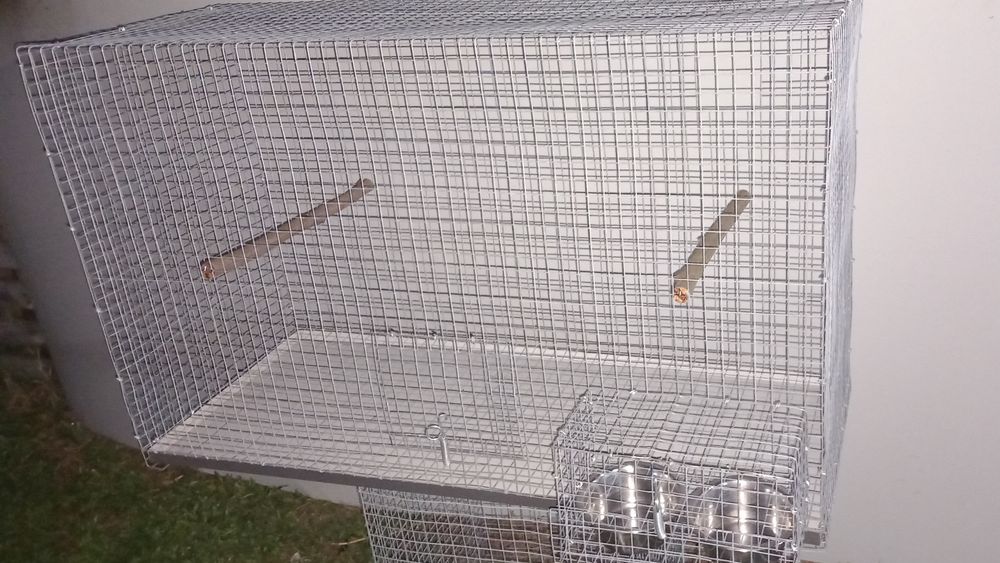 Gaiola 1mx60x40  com tabuleiro