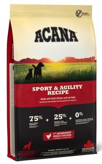 Bezglutenowa karma dla aktywnych psów - Acana Sport Kurczak 11,4kg
