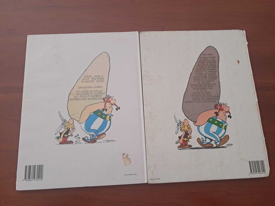 Lote 2 asterix em Francês.