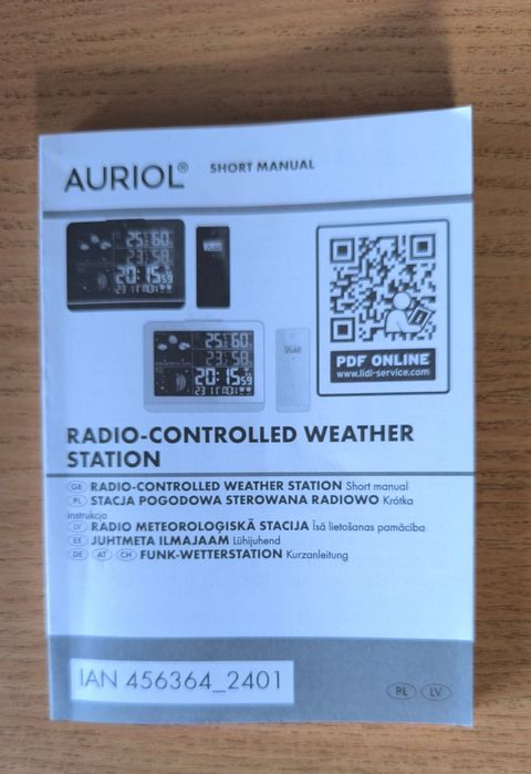 Stacja pogodowa sterowana radiowo