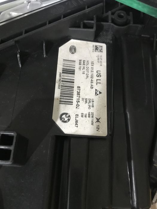 Фари бмв F30 LED Shadow line USA