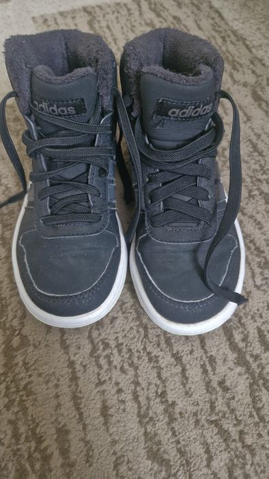 Чорні високі кросівки (хайтопи) Adidas Hoops Mid 2.0
