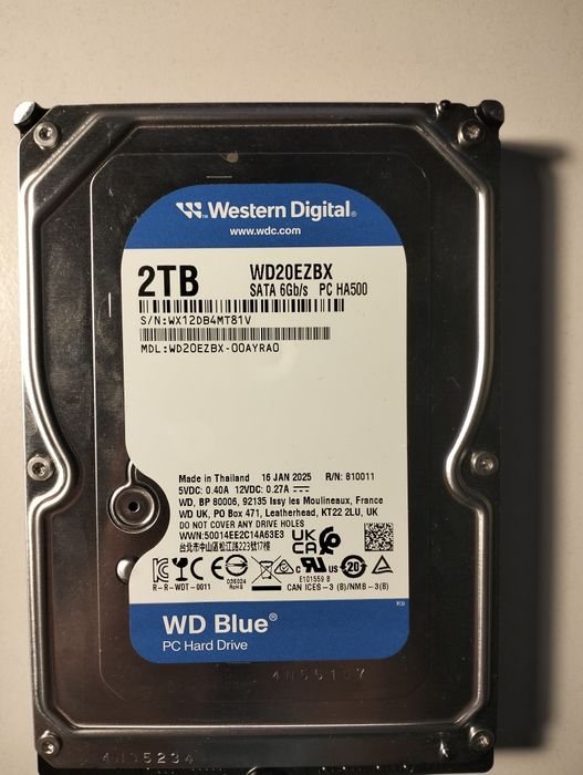 Dysk twardy WD20EZBX 2tb hdd
