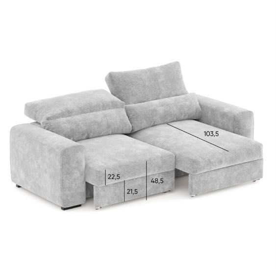 Sofá cinza Gato preto