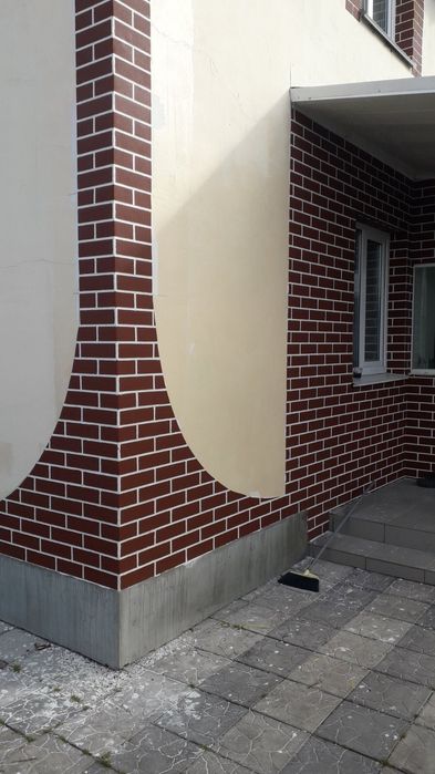 Гнучка цегла на сітці для фасаду з захисною плівкою/ гибкий кирпич