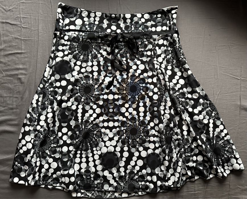 Spódnica Street One 42/XL w czarno-białe wzory