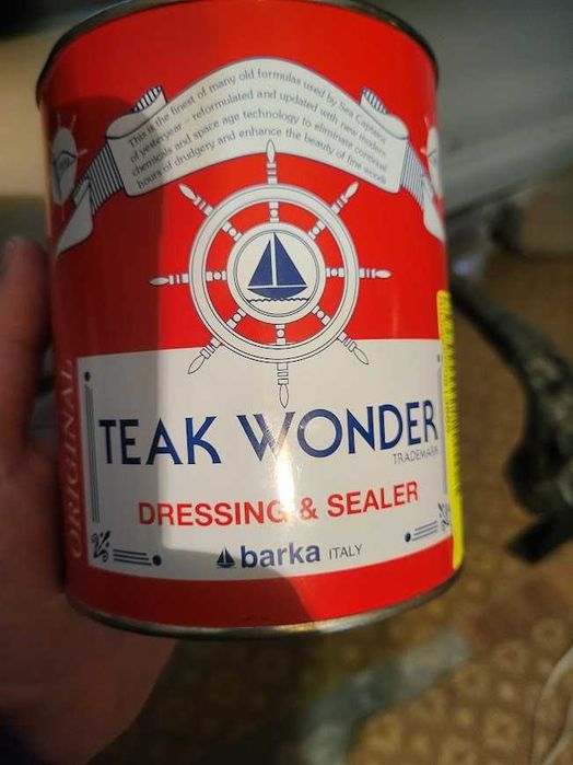 Лак, Герметик тиковый Teak Wonder 900ml