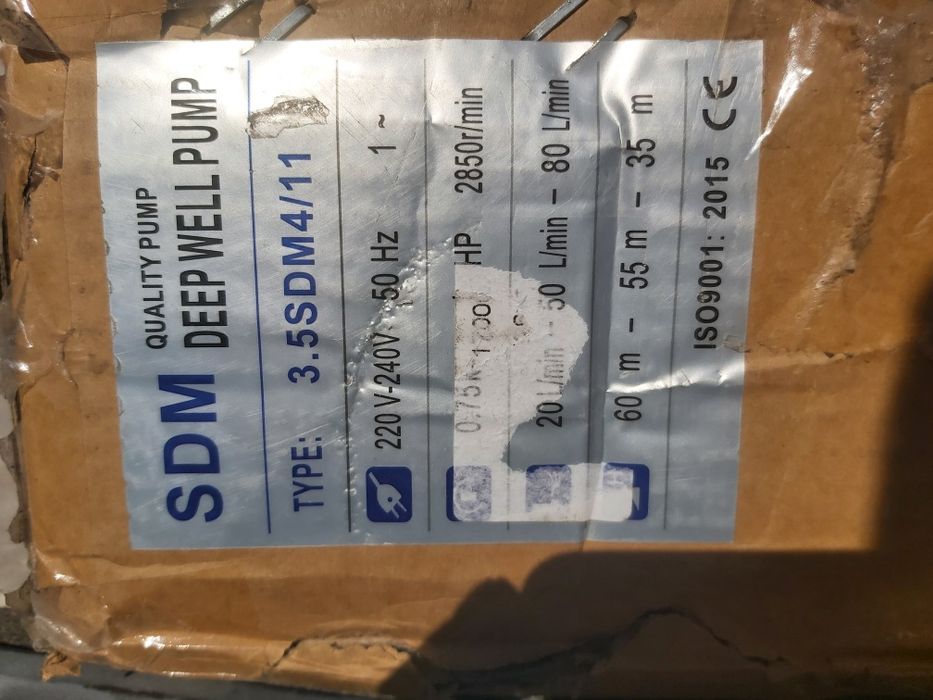 Bomba submersível para poço profundo 3.5 SDM 4/11