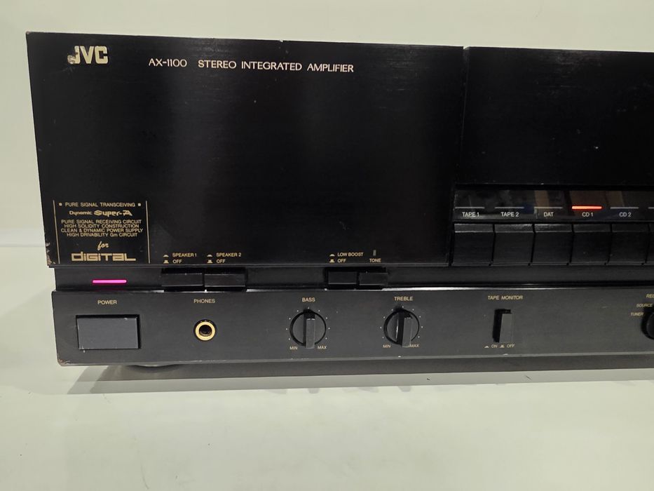 Wzmacniacz Stereo JVC AX-1100 BK Dynamic Super-A / Gm Circuit (Top Model, Japan)