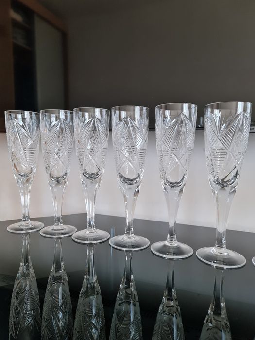 Бокалы хрустальные Чехия