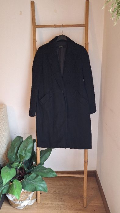 Sobretudo preto Zara