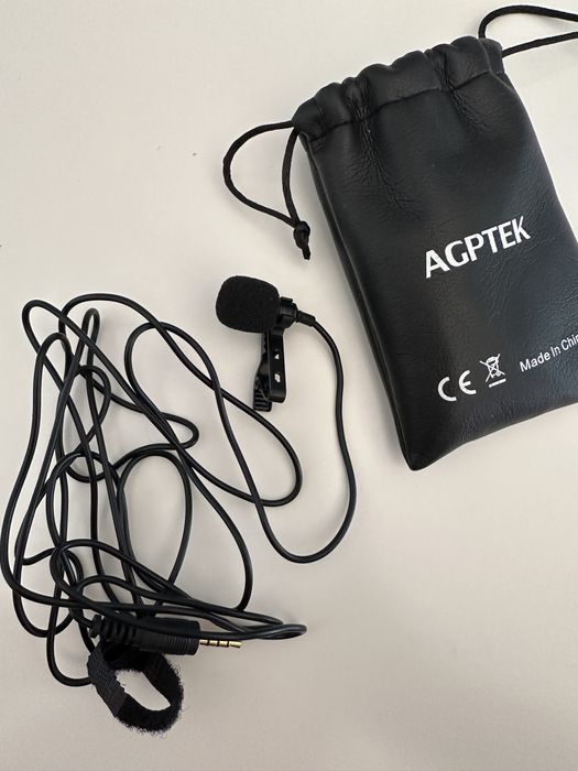 Microfone de lapela AGPTEK Z02/AC02B