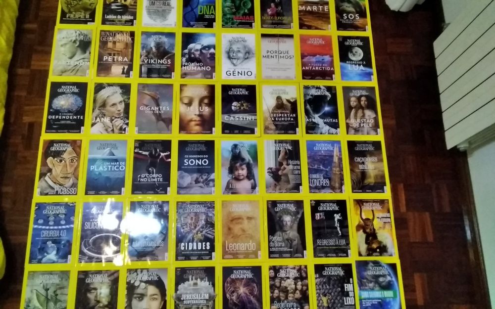 MEGACOLEÇÃO de Revistas National Geographic + Mapas-suplemento