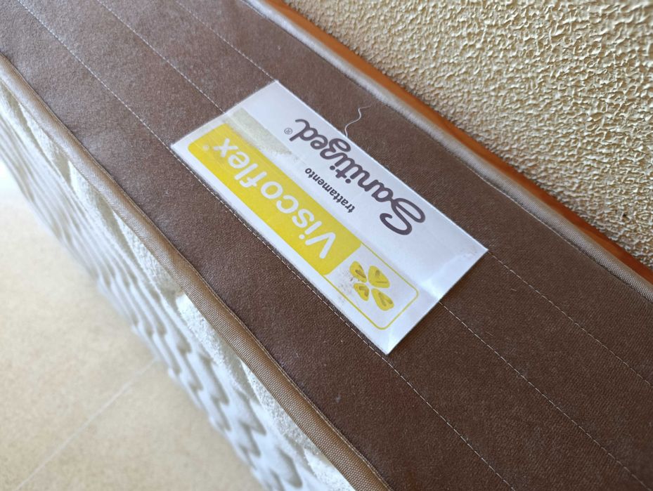 Cama solteiro colchão