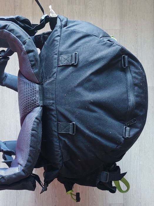 Рюкзак б/у походный Quechua forclaz symbium 70+10L, с дождевиком