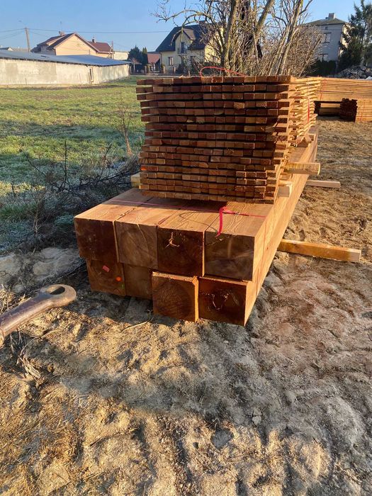 Komplet więźby dachowej pod projekt | krokwie łaty | transport HDS