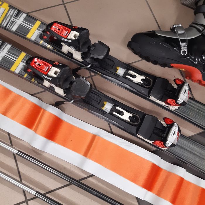 narty Elan Sierra 154cm+buty 42+foki,kije