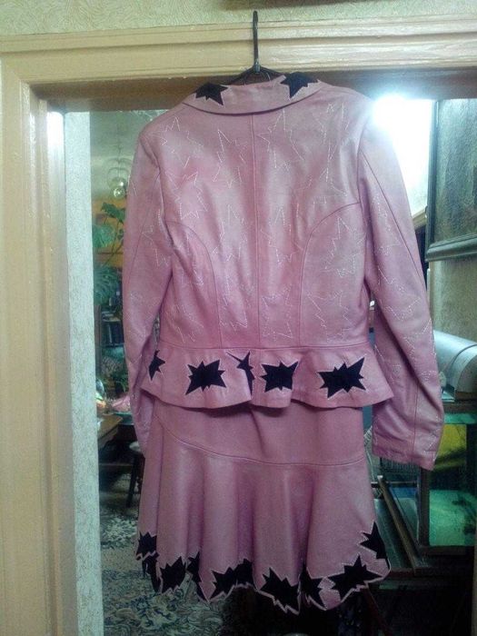 Срочно! Костюм натуральная кожа, кожаный