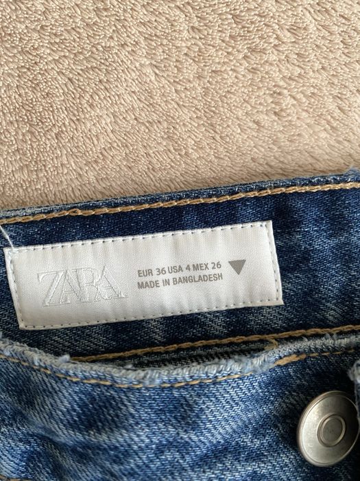 Джинси Zara TRF з подвійним поясом