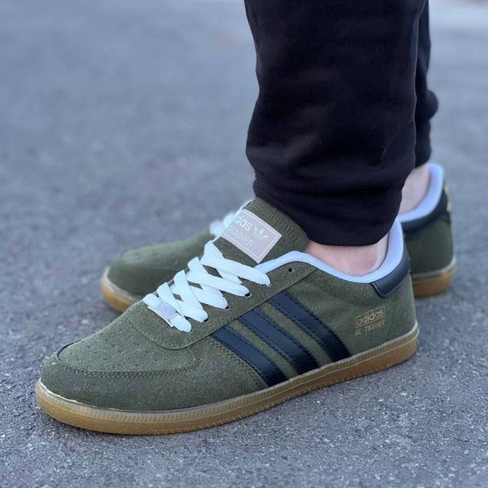 Хаки Мужские кроссовки Adidas самба чоловічі дитячі кросівки