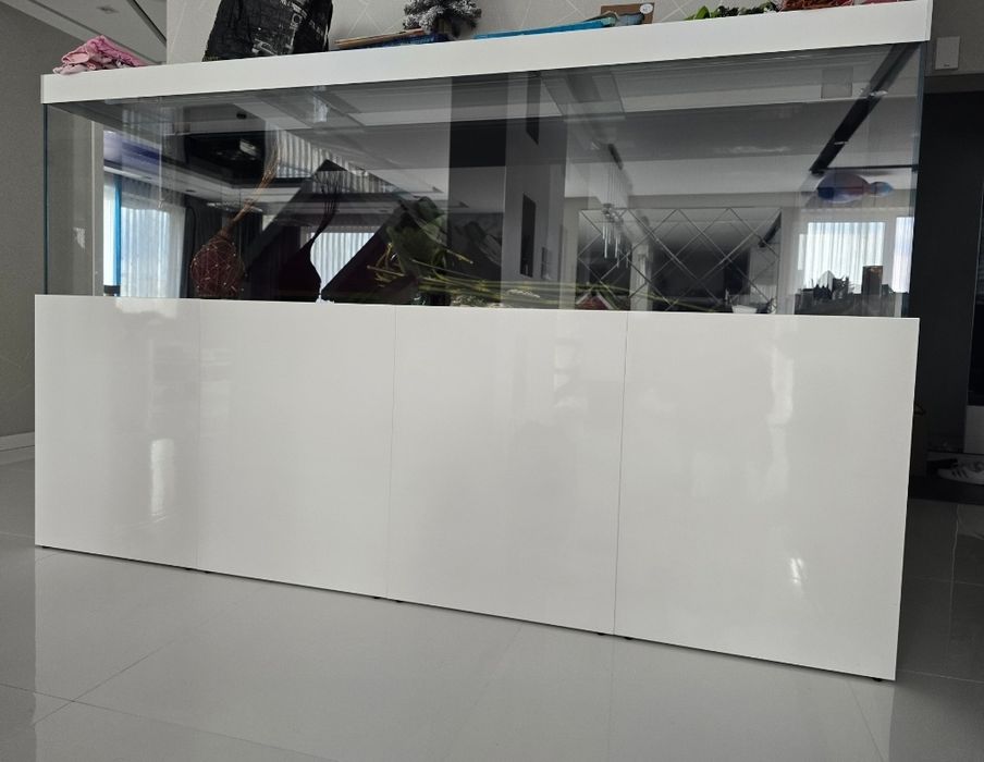Piekne akwarium nowe 260cm opti white 12